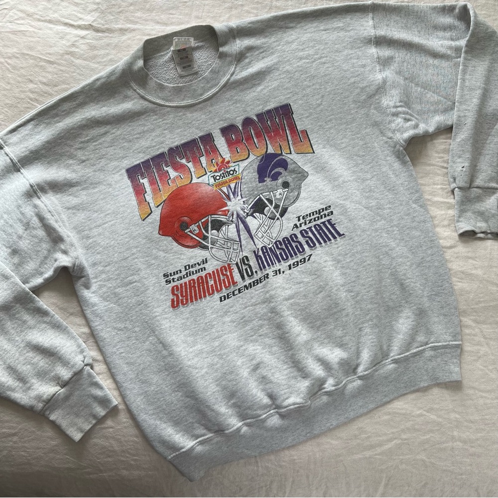 VTG 90’s FOL Fiesta Bowl Syracuse VS Kansas State Crewneck
